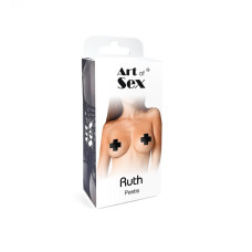 Сексуальные наклейки на грудь, чёрные Art of Sex Ruth