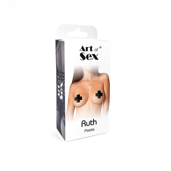 Сексуальні наклейки на груди, чорні Art of Sex Ruth