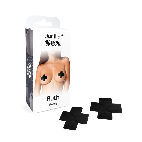 Сексуальні наклейки на груди, чорні Art of Sex Ruth