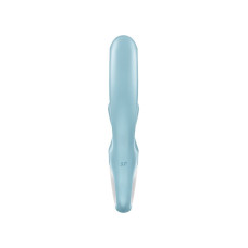 Вибратор-кролик с тройным отростком, голубой Satisfyer Love Me Blue