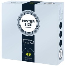 Презервативы для пениса длиной 9,5–10 см, 36 шт Mister Size - pure feel 49