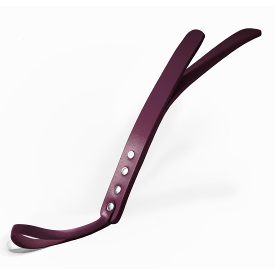 Двошаровий паддл, бордовий Feral Feelings Leather Mini Paddle Burgundy