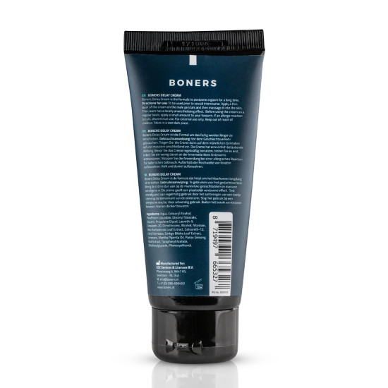 Крем-пролонгатор статевого акту для чоловіків Boners Delay Cream, 100 ml