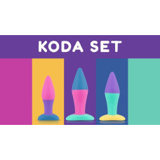 Набір анальних пробок, діаметр 2,9 см, 3,9 см, 5 см PMV20 Koda Butt Plug Set