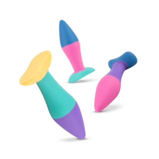 Набір анальних пробок, діаметр 2,9 см, 3,9 см, 5 см PMV20 Koda Butt Plug Set