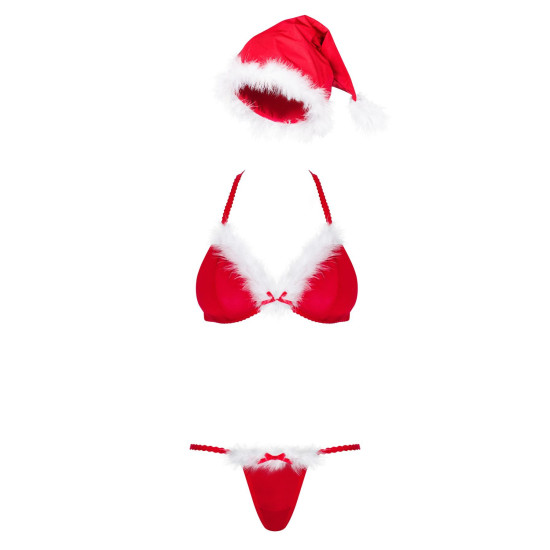 Комплект Obsessive Santastic 3-Pcs Set, S/M