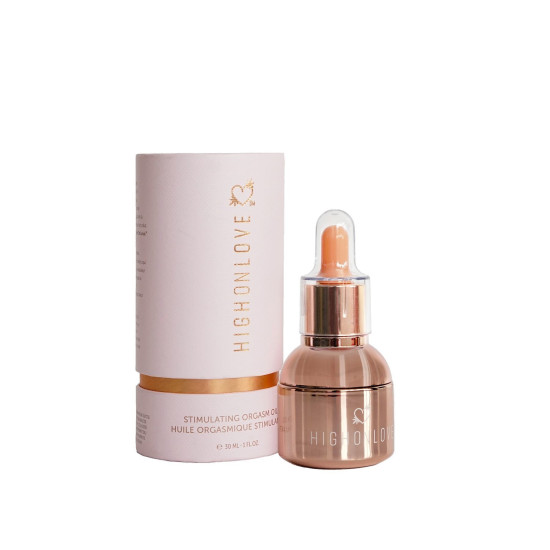 Возбуждающие капли для клитора с маслом семян конопли HighOnLove Stimulating Gel O Oil, 30 ml