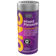 Презервативи в подарунковій упаковці ONE Mixed Pleasures, 24 шт.