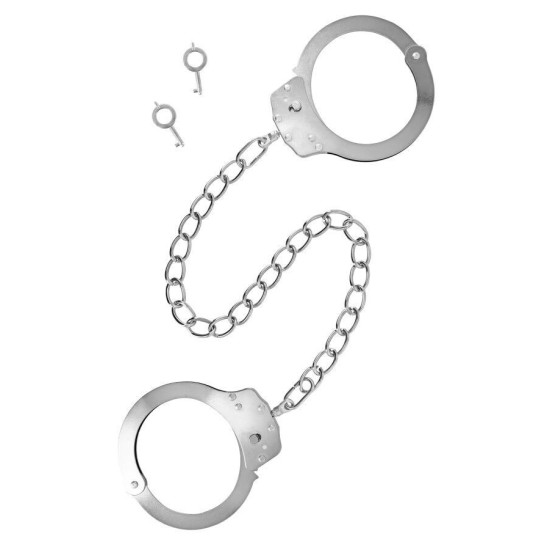 Металлические поножи Fetish Tentation Adjustable Metal Ankle Cuffs