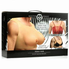 Накладні силіконові груди, розмір D Master Series Perky Pair D-Cup Silicone Breasts