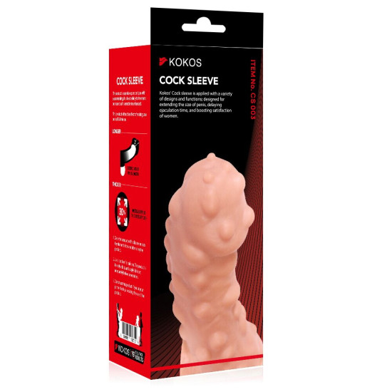 Насадка на член Kokos Cock Sleeve CS 003, L