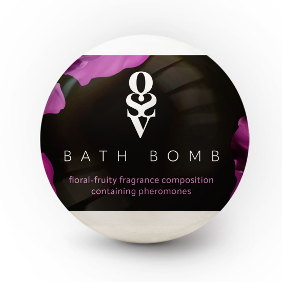 Бомбочка для ванны с феромонами, цветочно-фруктовый аромат Obsessive Bath Bomb Floral - Fruity, 100 г