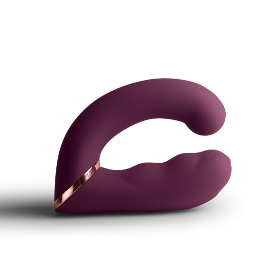Вибратор для точки G, бордовый Rocks Off Gemini Burgundy