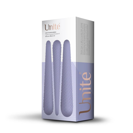 Набір силіконових вагінальних розширювачів при вагінізмі Unite Silicone Dilators Set