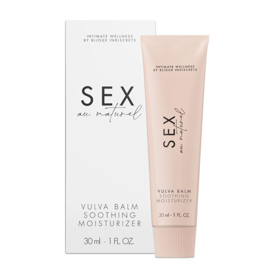 Увлажняющий и успокаивающий бальзам для вульвы Bijoux Indiscrets Sex Au Naturel Vulva Balm Soothing Moisturizer, 30 ml