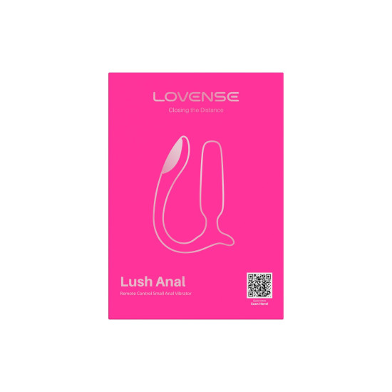 Дуже потужна анальна смарт-вібропробка з Led-підсвічуванням Lovense Lush Anal