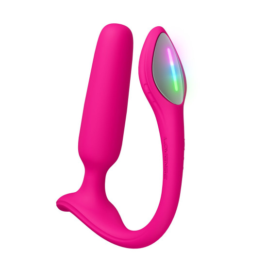 Дуже потужна анальна смарт-вібропробка з Led-підсвічуванням Lovense Lush Anal
