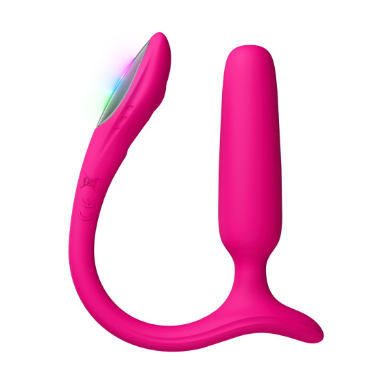 Дуже потужна анальна смарт-вібропробка з Led-підсвічуванням Lovense Lush Anal