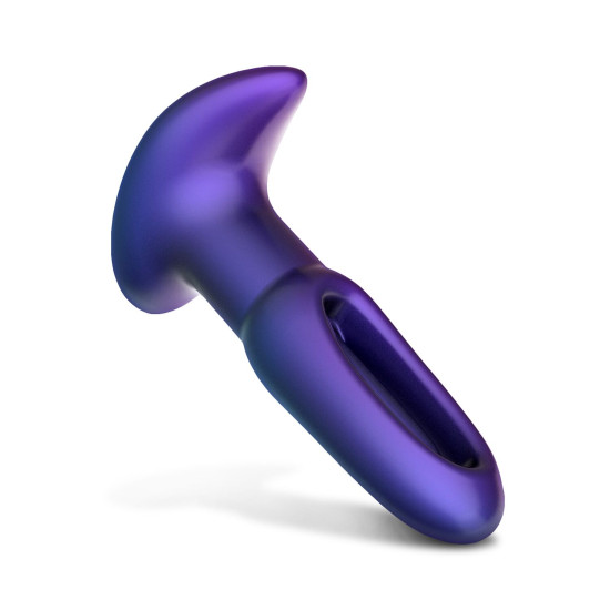 Анальна пробка з віброязичком Hueman Voyager Butt Plug With Tapping