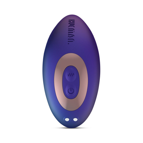 Анальна пробка з віброязичком Hueman Voyager Butt Plug With Tapping