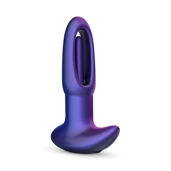 Анальна пробка з віброязичком Hueman Voyager Butt Plug With Tapping