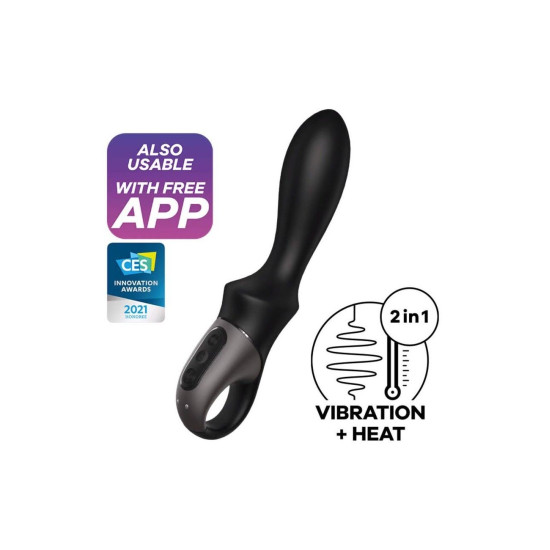 Смарт-вібратор для масажу простати з підігрівом Satisfyer Heat Climax