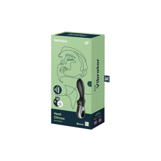 Смарт-вібратор для масажу простати з підігрівом Satisfyer Heat Climax