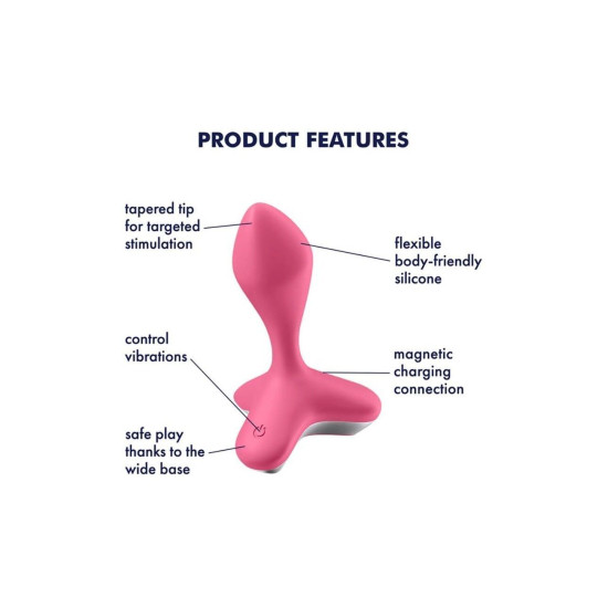 Анальна пробка з вібрацією Satisfyer Game Changer Pink (пом'ята упаковка!!!)