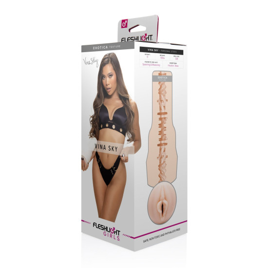 Мастурбатор-вагина, Vina Sky, коллекция Girls, мятая упаковка Fleshlight Girls: Vina Sky - Exotica