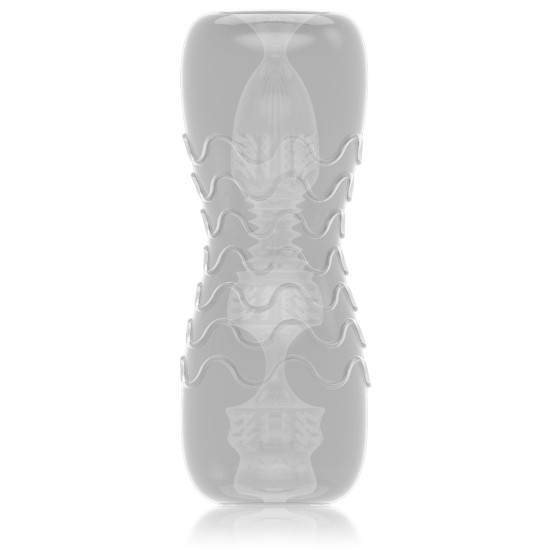 Двосторонній мастурбатор із двома рельєфами Dorcel Double OO