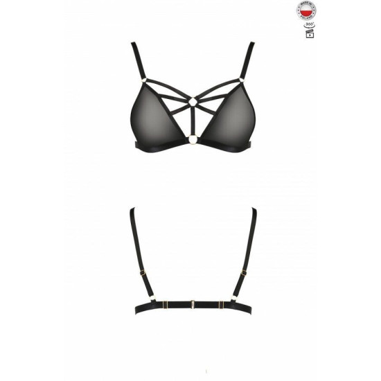 Бюстгальтер-стрепы, чёрный MEGGY BRA Black, L/XL