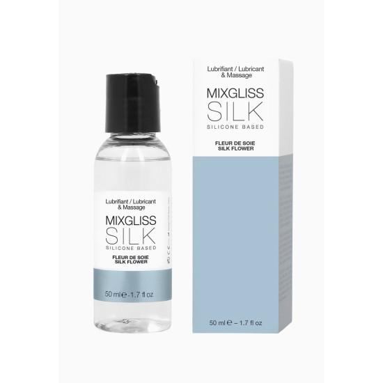 Лубрикант с цветочным ароматом на силиконовой основе MixGliss SILK FLEUR DE SOIE, 50 ml