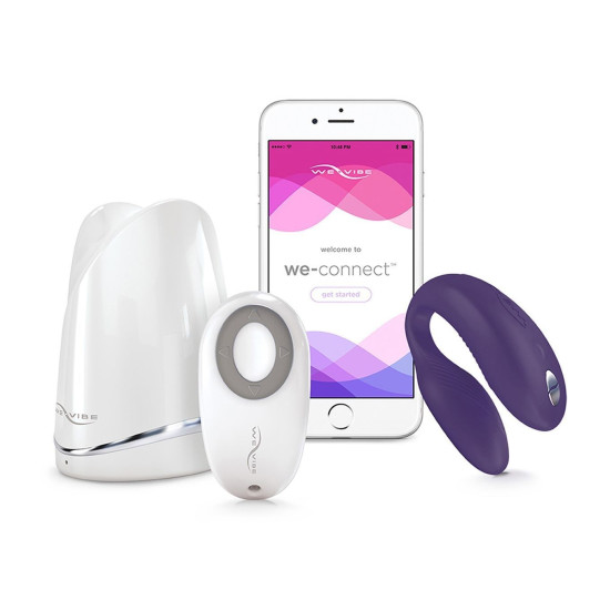 Вібратор фіолетового кольору We-Vibe Sync Purple