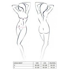 Ажурное боди, черное Passion Azalia Body Black, L/XL