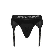 Труси для страпона з підв'язками для панчіх Strap-On-Me Rebel Harness, L