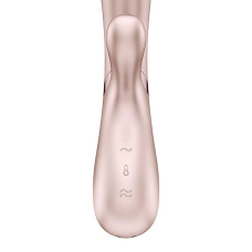 Смарт-вібратор-кролик з підігрівом, сріблястий Satisfyer Hot Lover Silver