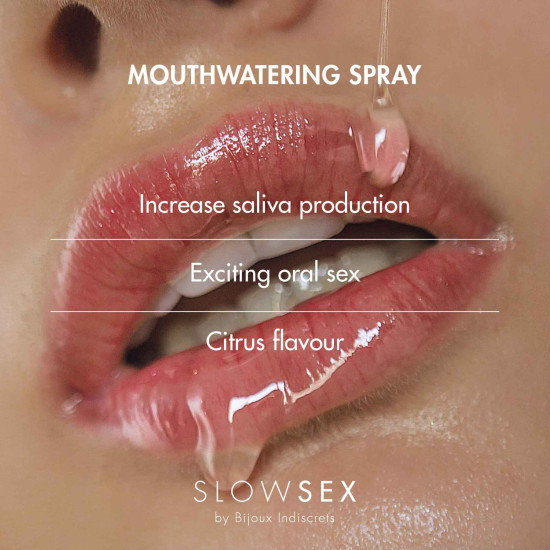Спрей для усиления слюноотделения Bijoux Indiscrets Slow Sex Mouthwatering Spray