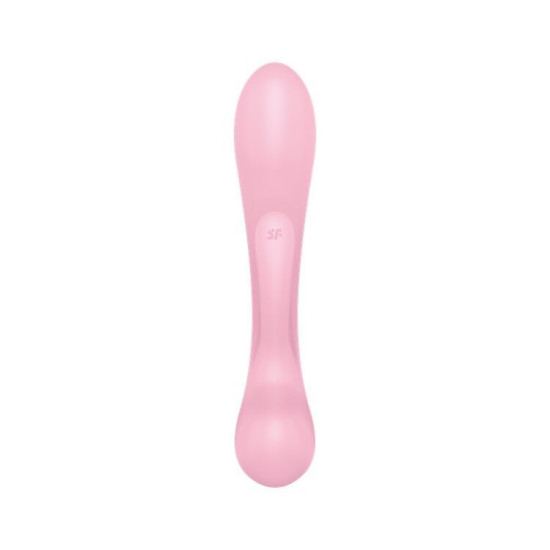Вібратор-кролик, рожевий Satisfyer Triple Oh Pink