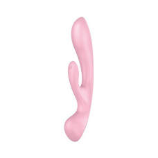 Вібратор-кролик, рожевий Satisfyer Triple Oh Pink