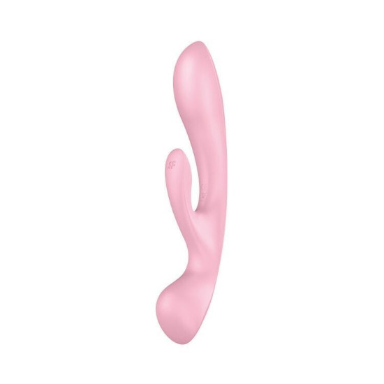 Вібратор-кролик, рожевий Satisfyer Triple Oh Pink
