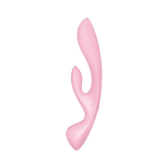 Вібратор-кролик, рожевий Satisfyer Triple Oh Pink