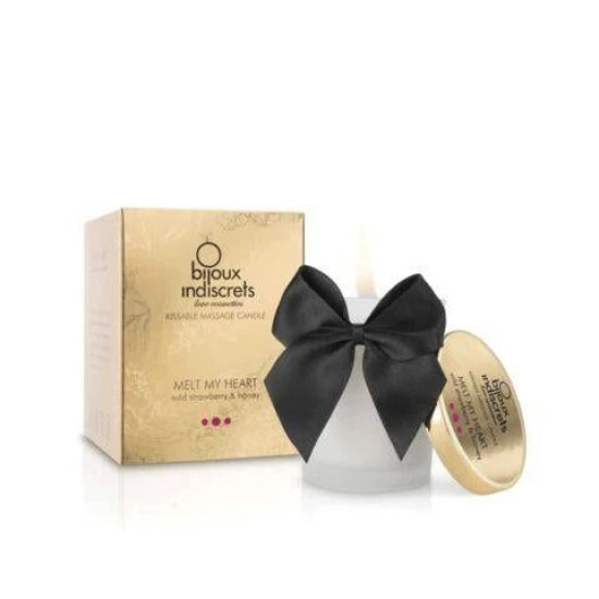 Масажна свічка з карамельним ароматом Bijoux Indiscrets Melt My Heart Caramel