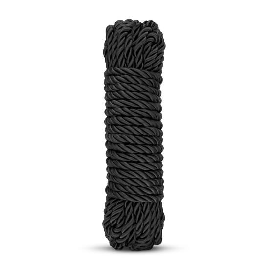 Хлопковая веревка для кинбаку, чёрная Bedroom Fantasies Kinbaku Bondage Rope Cotton, 10 м