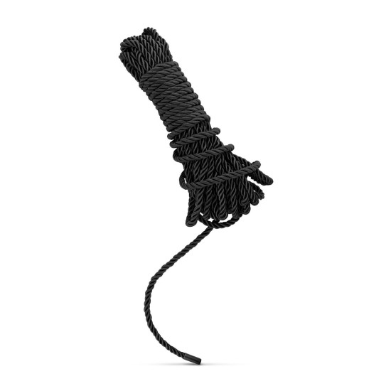 Хлопковая веревка для кинбаку, чёрная Bedroom Fantasies Kinbaku Bondage Rope Cotton, 10 м