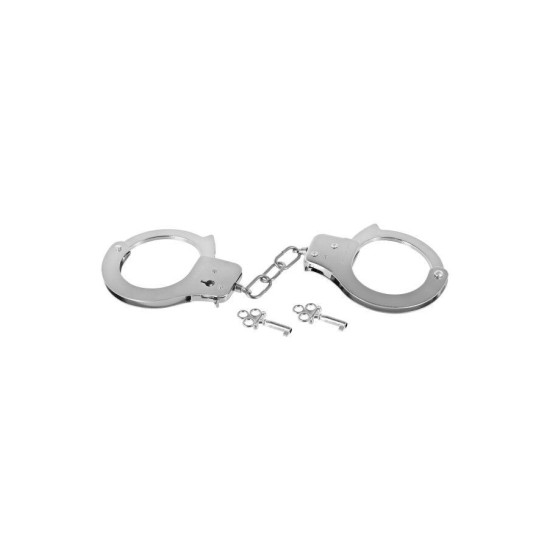 Металеві наручники для сексу Fetish Tentation Adjustable Metal Wrist Cuffs