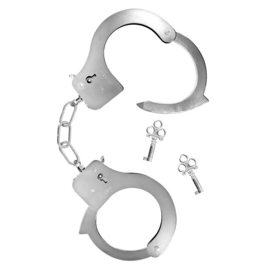 Металеві наручники для сексу Fetish Tentation Adjustable Metal Wrist Cuffs