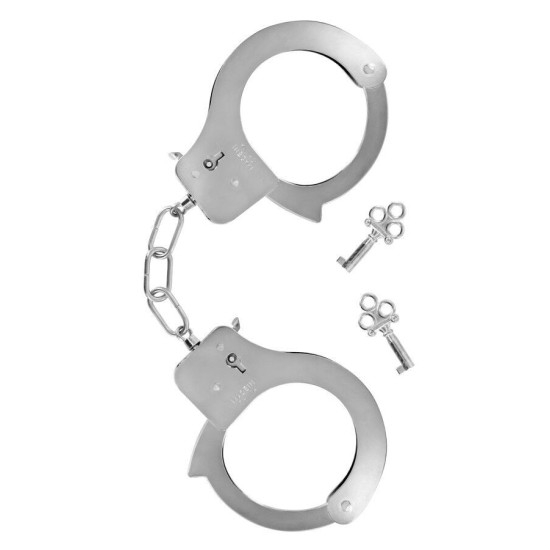 Металеві наручники для сексу Fetish Tentation Adjustable Metal Wrist Cuffs