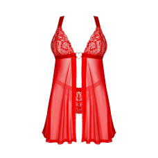 Бэби-долл с трусиками Obsessive Elianes Babydoll & Thong, XL/2XL