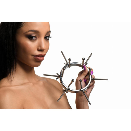 Анальний розширювач з нержавіючої сталі Master Series Oculus Stainless Steel Anal Explorer