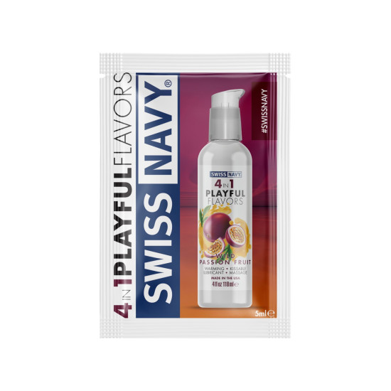 Пробник Swiss Navy 4 In 1 Wild Passion Fruit, 5 ml